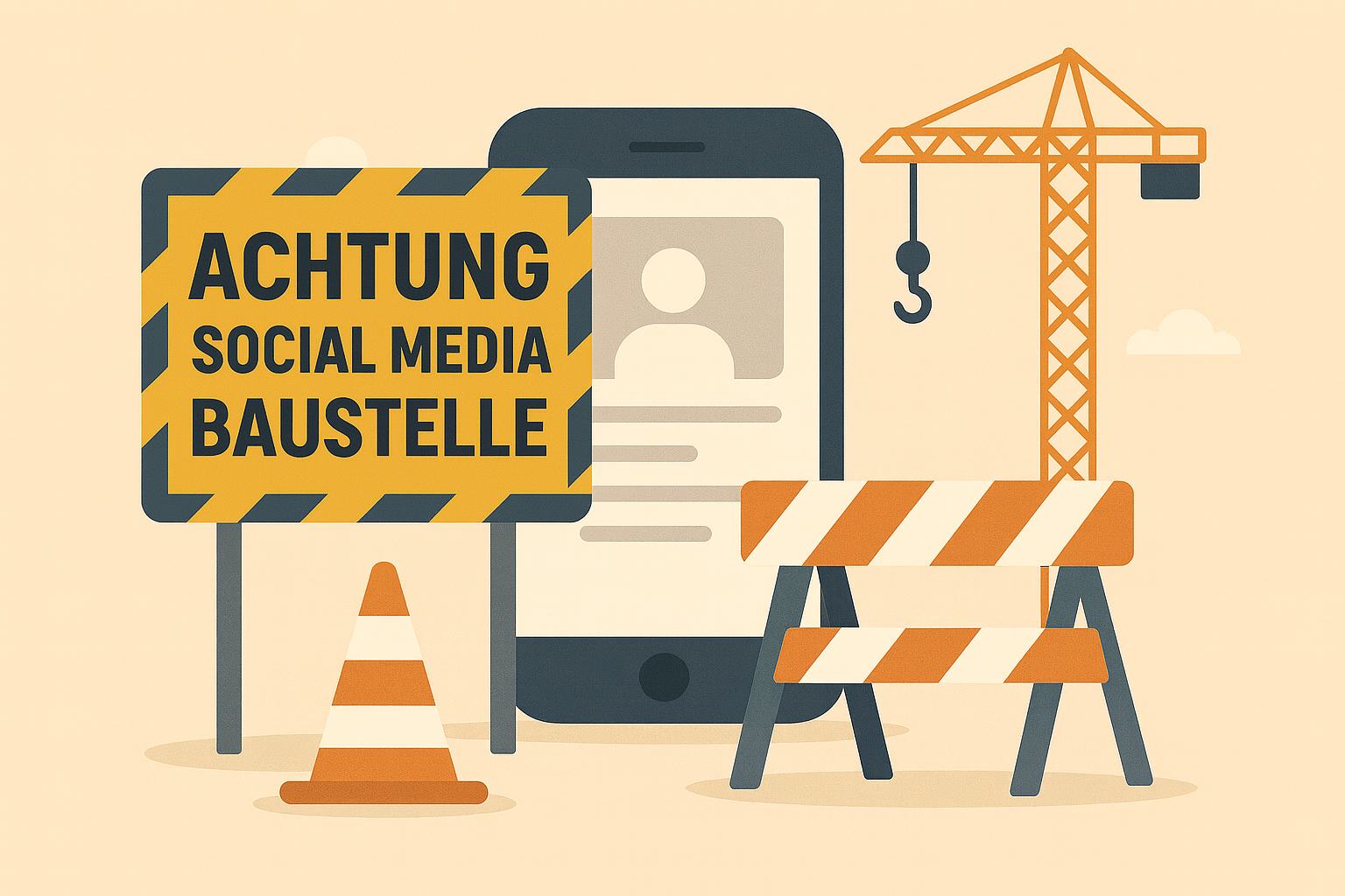 Social Media Baustelle